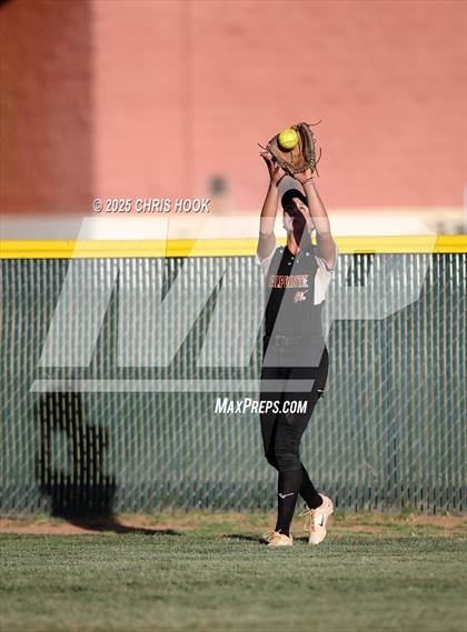 Thumbnail 3 in Mica Mountain vs Salpointe Catholic (AIA Softball 4A Semifinal) photogallery.