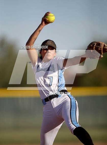 Thumbnail 2 in Mica Mountain vs Salpointe Catholic (AIA Softball 4A Semifinal) photogallery.