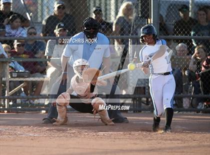 Thumbnail 1 in Mica Mountain vs Salpointe Catholic (AIA Softball 4A Semifinal) photogallery.
