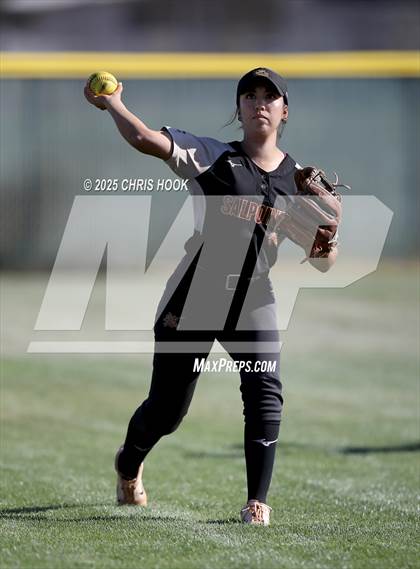 Thumbnail 1 in Mica Mountain vs Salpointe Catholic (AIA Softball 4A Semifinal) photogallery.