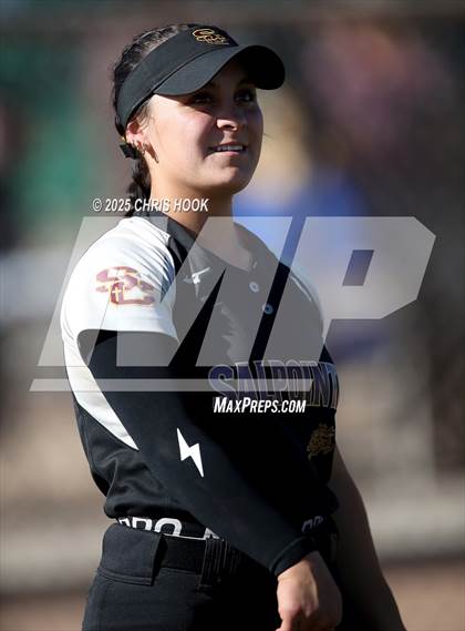 Thumbnail 1 in Mica Mountain vs Salpointe Catholic (AIA Softball 4A Semifinal) photogallery.