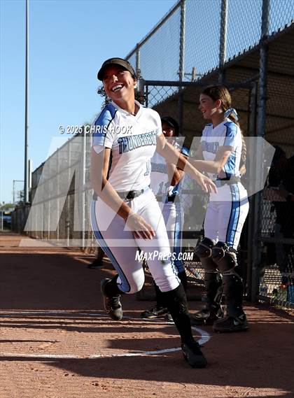 Thumbnail 1 in Mica Mountain vs Salpointe Catholic (AIA Softball 4A Semifinal) photogallery.
