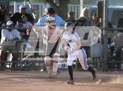 Thumbnail 2 in Mica Mountain vs Salpointe Catholic (AIA Softball 4A Semifinal) photogallery.