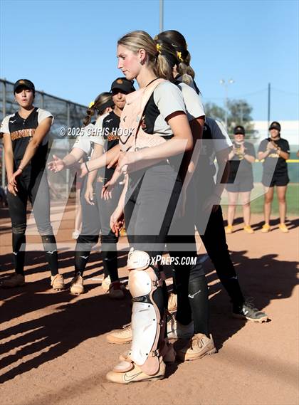 Thumbnail 1 in Mica Mountain vs Salpointe Catholic (AIA Softball 4A Semifinal) photogallery.