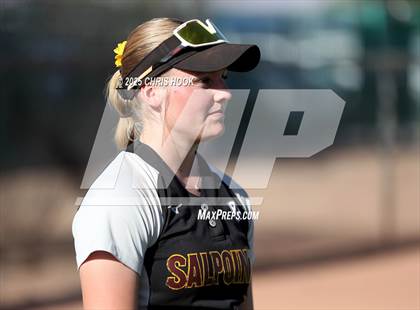 Thumbnail 2 in Mica Mountain vs Salpointe Catholic (AIA Softball 4A Semifinal) photogallery.