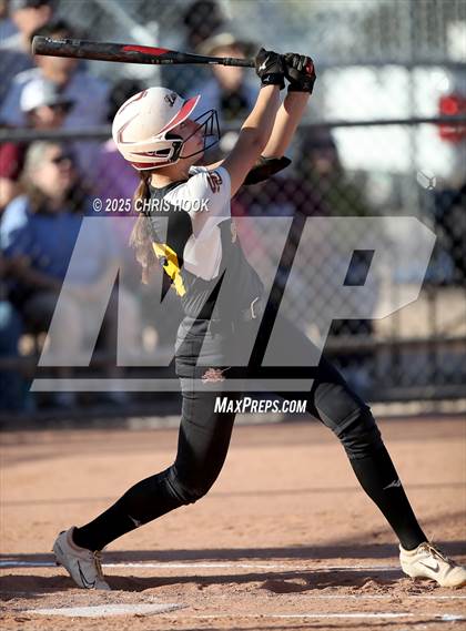 Thumbnail 1 in Mica Mountain vs Salpointe Catholic (AIA Softball 4A Semifinal) photogallery.