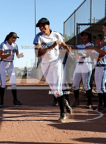 Thumbnail 1 in Mica Mountain vs Salpointe Catholic (AIA Softball 4A Semifinal) photogallery.