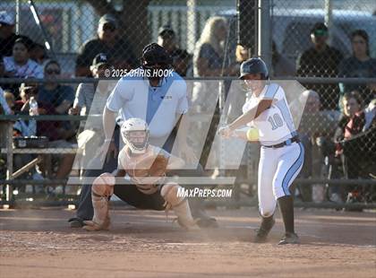 Thumbnail 3 in Mica Mountain vs Salpointe Catholic (AIA Softball 4A Semifinal) photogallery.