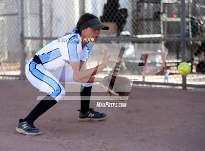 Thumbnail 3 in Mica Mountain vs Salpointe Catholic (AIA Softball 4A Semifinal) photogallery.