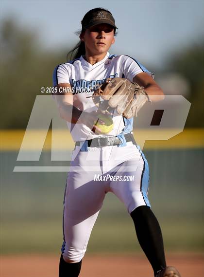 Thumbnail 3 in Mica Mountain vs Salpointe Catholic (AIA Softball 4A Semifinal) photogallery.
