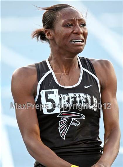 Thumbnail 3 in CIF State Track & Field Championships (Girls Track Events - Finals) photogallery.