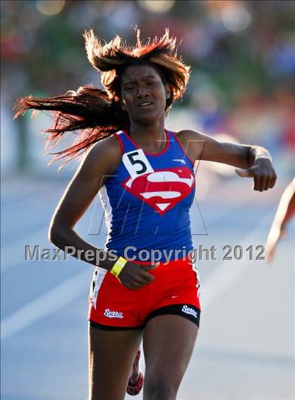 Thumbnail 2 in CIF State Track & Field Championships (Girls Track Events - Finals) photogallery.