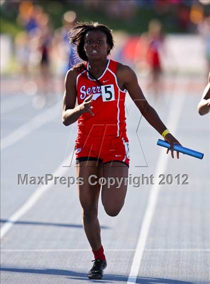 Thumbnail 1 in CIF State Track & Field Championships (Girls Track Events - Finals) photogallery.