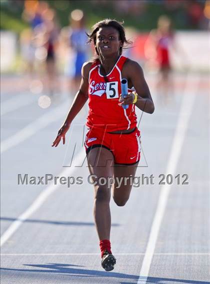 Thumbnail 3 in CIF State Track & Field Championships (Girls Track Events - Finals) photogallery.