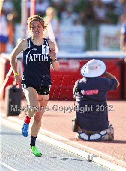 Thumbnail 2 in CIF State Track & Field Championships (Girls Track Events - Finals) photogallery.