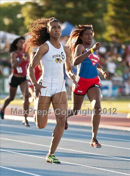 Thumbnail 1 in CIF State Track & Field Championships (Girls Track Events - Finals) photogallery.