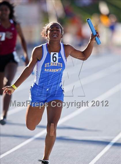 Thumbnail 2 in CIF State Track & Field Championships (Girls Track Events - Finals) photogallery.
