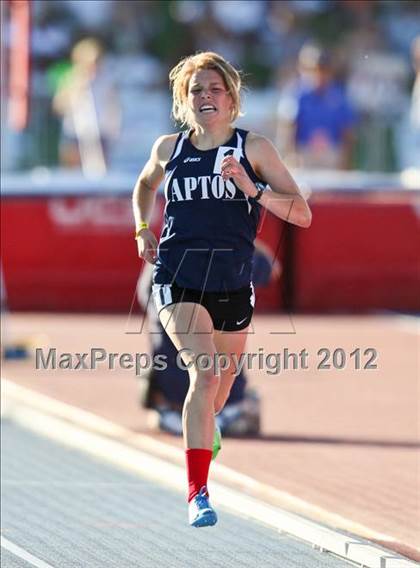 Thumbnail 3 in CIF State Track & Field Championships (Girls Track Events - Finals) photogallery.