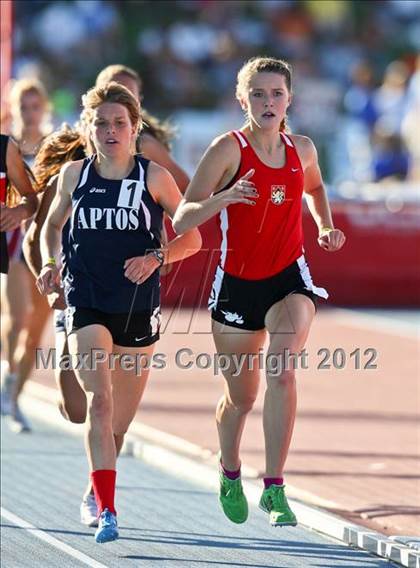 Thumbnail 1 in CIF State Track & Field Championships (Girls Track Events - Finals) photogallery.