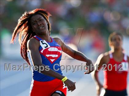 Thumbnail 1 in CIF State Track & Field Championships (Girls Track Events - Finals) photogallery.