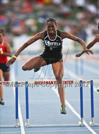Thumbnail 2 in CIF State Track & Field Championships (Girls Track Events - Finals) photogallery.