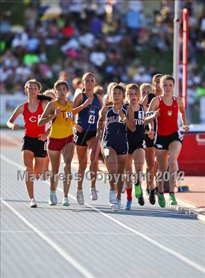 Thumbnail 1 in CIF State Track & Field Championships (Girls Track Events - Finals) photogallery.