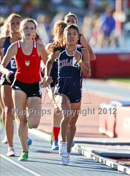Thumbnail 3 in CIF State Track & Field Championships (Girls Track Events - Finals) photogallery.