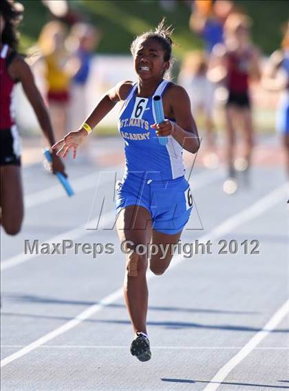 Thumbnail 3 in CIF State Track & Field Championships (Girls Track Events - Finals) photogallery.