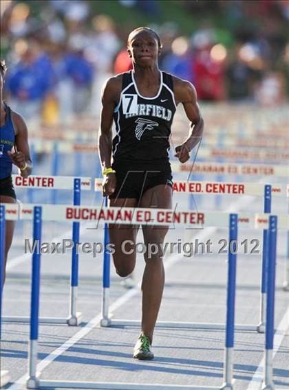 Thumbnail 1 in CIF State Track & Field Championships (Girls Track Events - Finals) photogallery.
