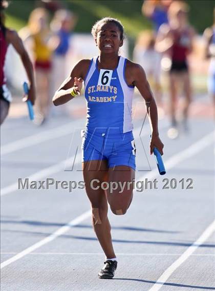 Thumbnail 1 in CIF State Track & Field Championships (Girls Track Events - Finals) photogallery.