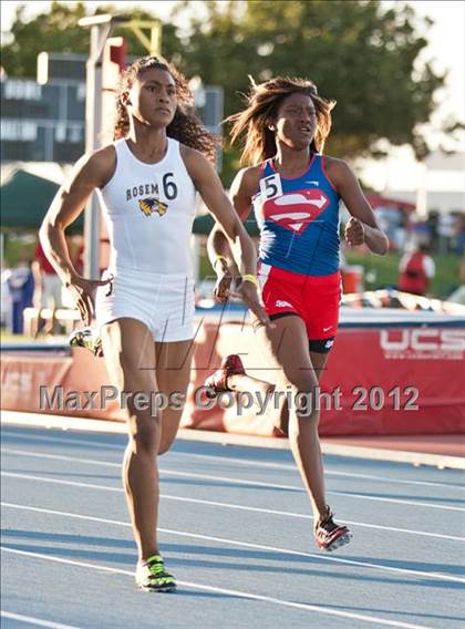 Thumbnail 3 in CIF State Track & Field Championships (Girls Track Events - Finals) photogallery.