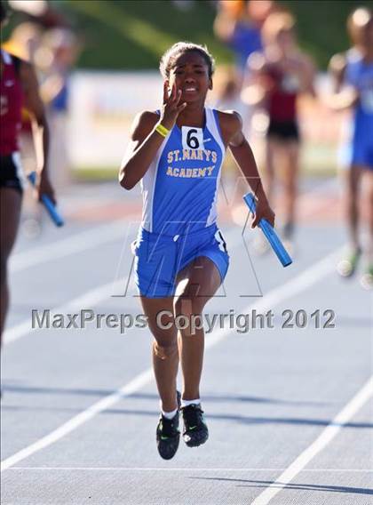 Thumbnail 3 in CIF State Track & Field Championships (Girls Track Events - Finals) photogallery.