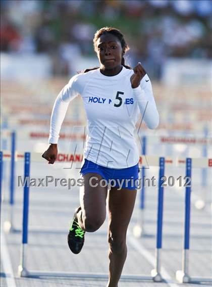 Thumbnail 3 in CIF State Track & Field Championships (Girls Track Events - Finals) photogallery.