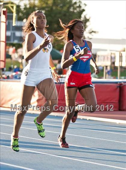 Thumbnail 1 in CIF State Track & Field Championships (Girls Track Events - Finals) photogallery.