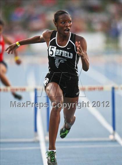 Thumbnail 2 in CIF State Track & Field Championships (Girls Track Events - Finals) photogallery.
