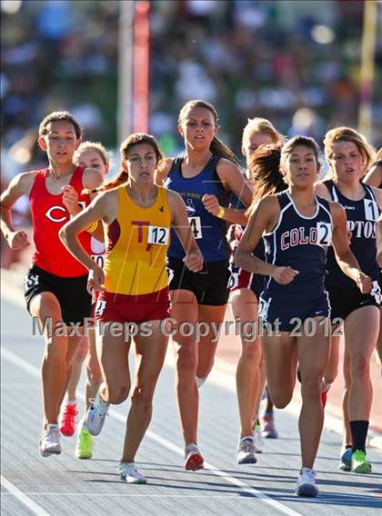 Thumbnail 3 in CIF State Track & Field Championships (Girls Track Events - Finals) photogallery.
