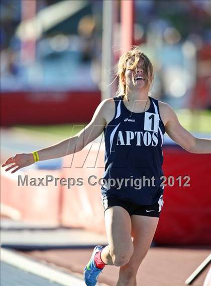 Thumbnail 1 in CIF State Track & Field Championships (Girls Track Events - Finals) photogallery.