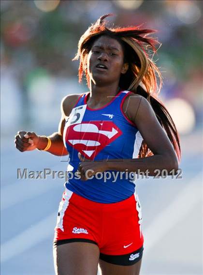 Thumbnail 3 in CIF State Track & Field Championships (Girls Track Events - Finals) photogallery.
