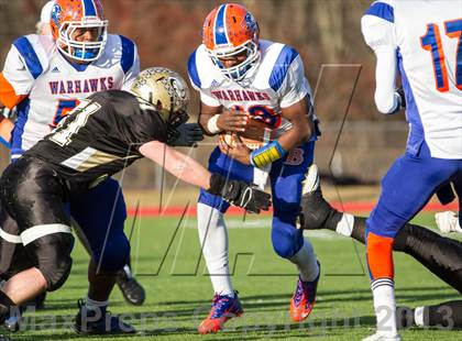 Thumbnail 3 in Woodland vs. Bloomfield (CIAC Class S Semifinal) photogallery.