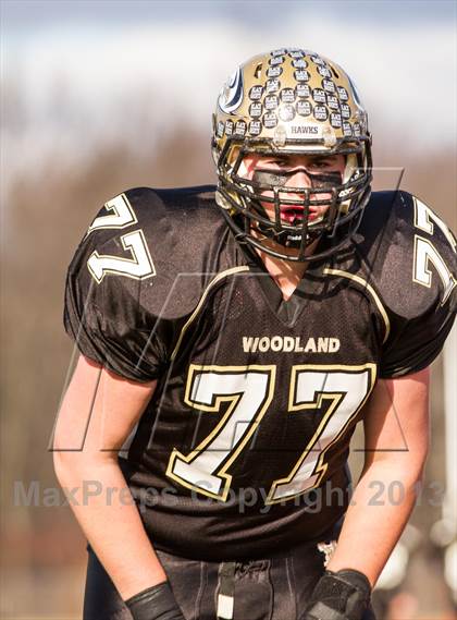 Thumbnail 3 in Woodland vs. Bloomfield (CIAC Class S Semifinal) photogallery.