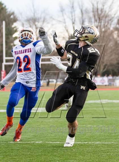 Thumbnail 3 in Woodland vs. Bloomfield (CIAC Class S Semifinal) photogallery.