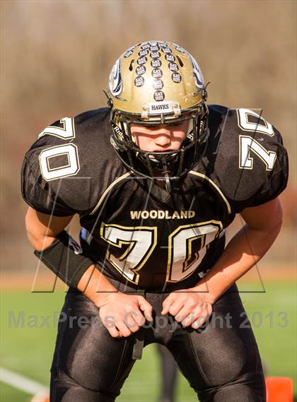 Thumbnail 1 in Woodland vs. Bloomfield (CIAC Class S Semifinal) photogallery.