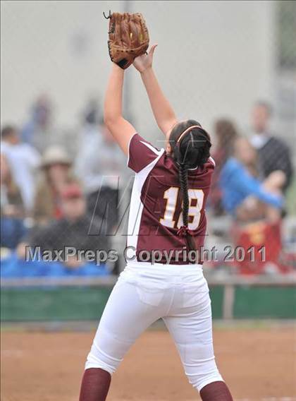 Thumbnail 3 in Palos Verdes vs. Valley Christian (Downey Tournament) photogallery.