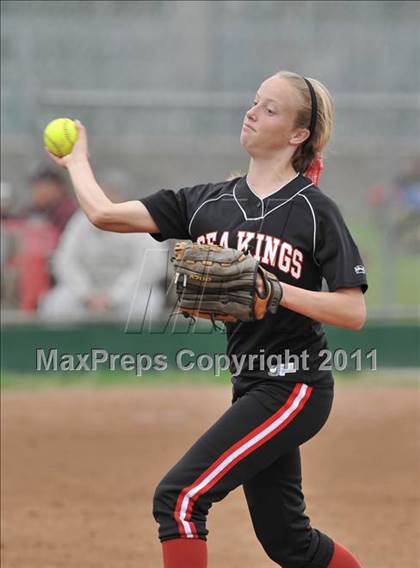 Thumbnail 1 in Palos Verdes vs. Valley Christian (Downey Tournament) photogallery.