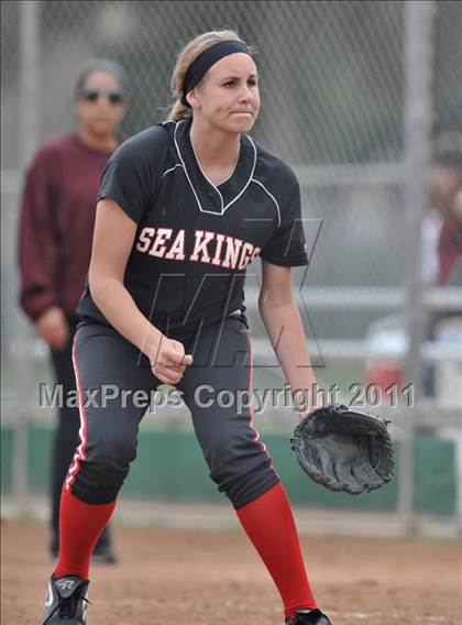 Thumbnail 3 in Palos Verdes vs. Valley Christian (Downey Tournament) photogallery.