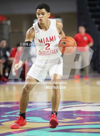 Thumbnail 1 in Miami Christian vs  Gray Collegiate Academy (City of Palms Classic) photogallery.