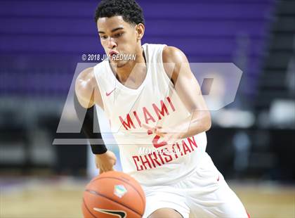 Thumbnail 1 in Miami Christian vs  Gray Collegiate Academy (City of Palms Classic) photogallery.