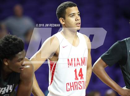 Thumbnail 3 in Miami Christian vs  Gray Collegiate Academy (City of Palms Classic) photogallery.