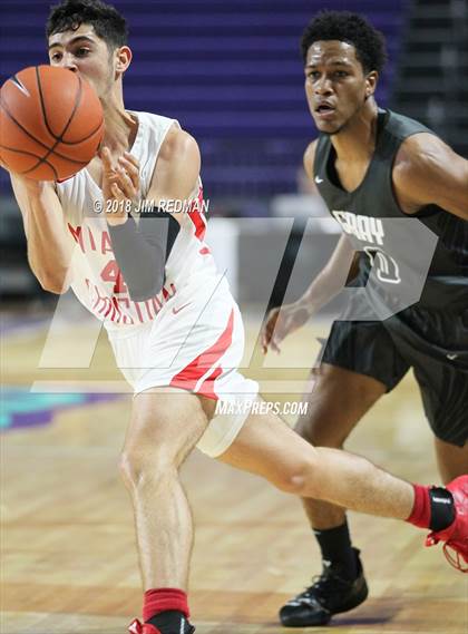 Thumbnail 1 in Miami Christian vs  Gray Collegiate Academy (City of Palms Classic) photogallery.