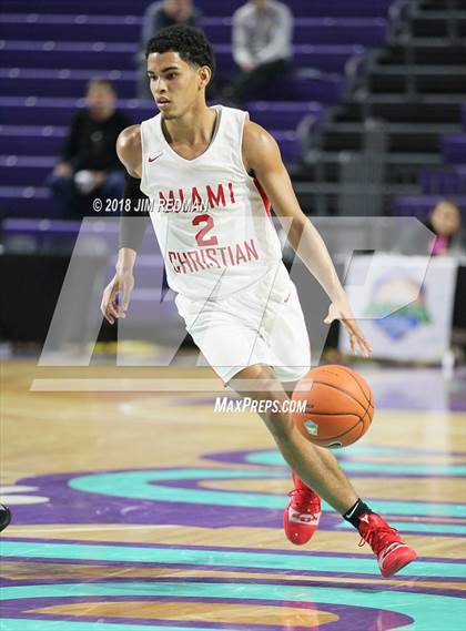 Thumbnail 3 in Miami Christian vs  Gray Collegiate Academy (City of Palms Classic) photogallery.